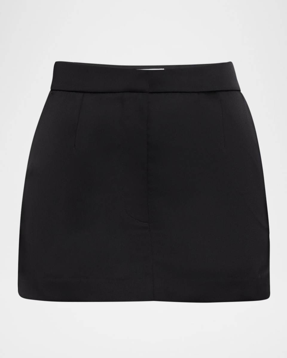 Margot Crepe Mini Lined Skirt